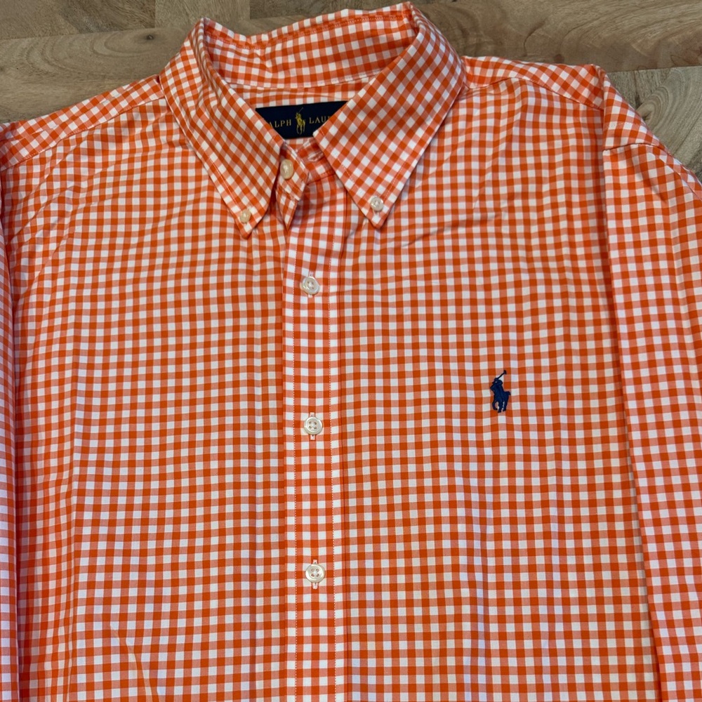 Ralph Lauren Men’s Gingham L/S Button Down Shirt - Picture 4 of 8